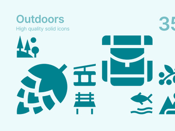 Outdoor icons preview picture