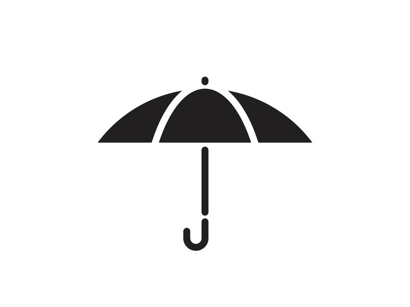Umbrella icon vector design