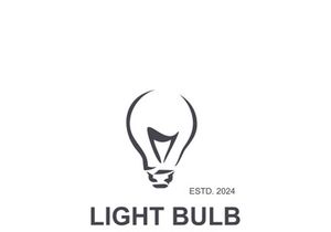 Light bulb creative lamp logo icon and business design bulb digital technology smart idea