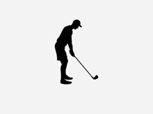 Golf logo vector icon stock illustration