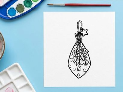 Hand-drawn Halloween candy bag with spooky doodles. Trick-or-treat pouch featuring ghosts, stars, and festive designs for kids.
