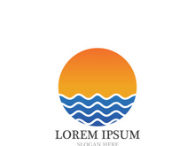 Sun  Logo and icon  Template design