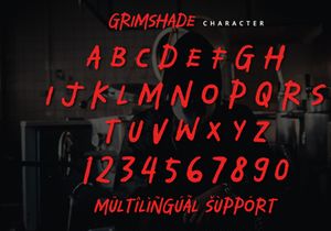Grimshade - Rough Font
