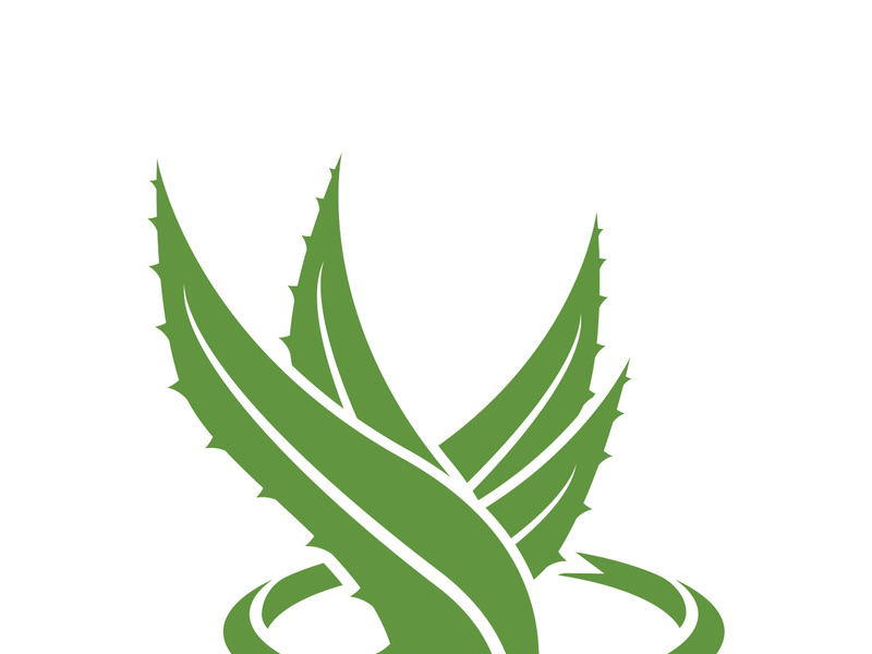 Aloe Vera logo icon design symbol beauty skin care