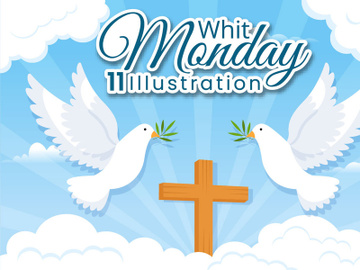 11 Whit Monday Vector Illustration preview picture