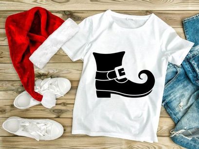 Black Leprechaun Shoe with Buckle