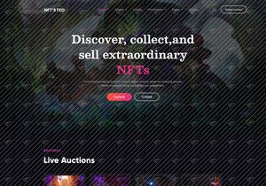 NFT’SFeo - Marketplace Website Template