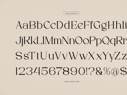Lugielle | Modern Display Serif