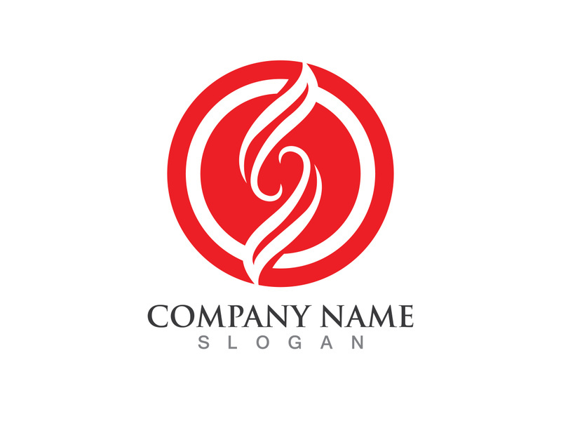 S letter logo initial company name