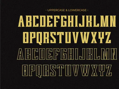 Senior Varsity - Vintage Slab Serif