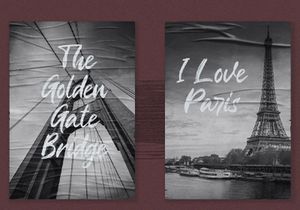 Higuey Matteo - Textured Brush Font