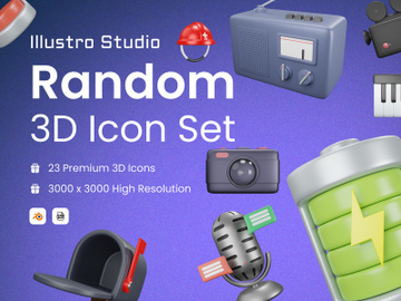Random 3D icons preview picture