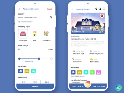 Real Estate Mobile App UI Kit