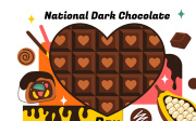 10 National Dark Chocolate Day Illustration