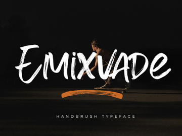 Emixvade - Handbrush Font preview picture