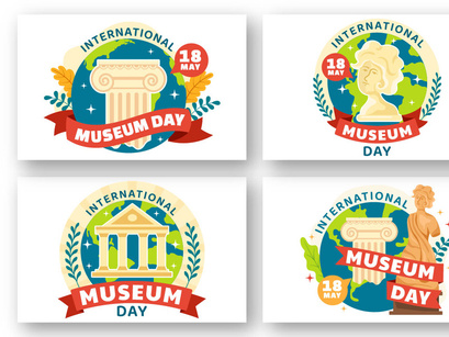 12 International Museum Day Illustration