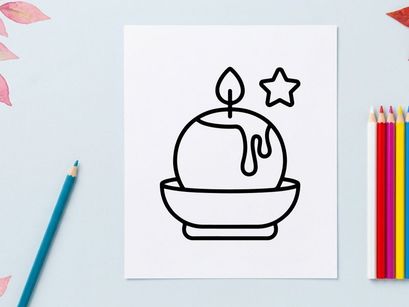 Hand-drawn Halloween cauldron with bubbling potion and stars. Spooky witch's brew illustration for festive decorations and party invites.