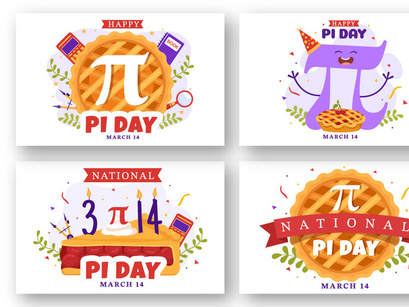 15 World Pi Day Illustration