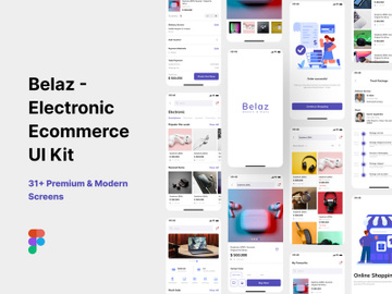 Belaz - E Commerce UI Kit preview picture