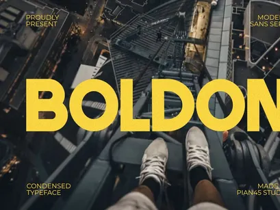 Boldon - Modern Sans Serif Font