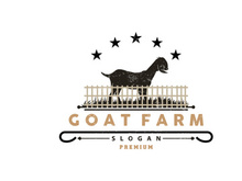 Goat logo, Goat Farm Inspiration Design