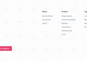Footer UI KIT