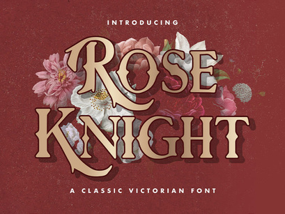 Rose Knight - Victorian Decorative Font