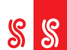 Business corporate S letter logo design vector