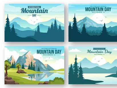 15 International Mountain Day Illustration