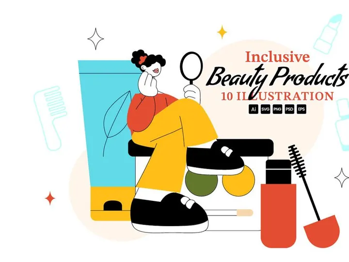10 Inclusive Beauty Products Illustration