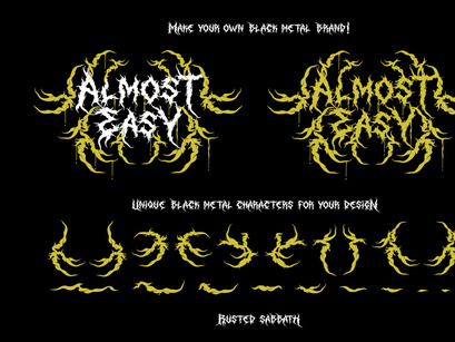 Rusted Sabbath | Black Metal Font