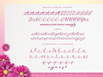 Amertha modern calligraphy
