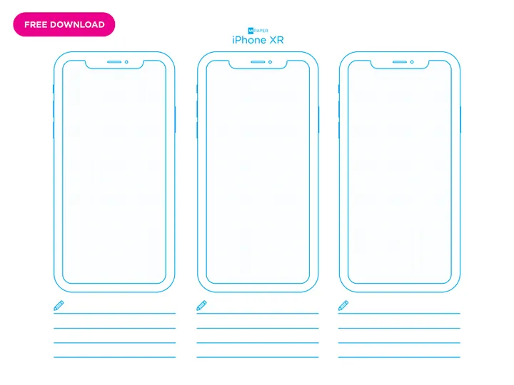 UI Paper: Apple iPhone XR