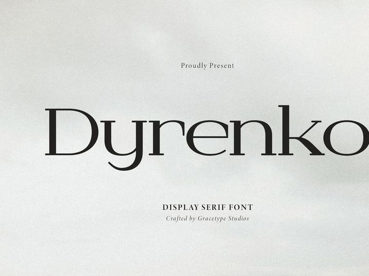 Dyrenko | Display Serif Font