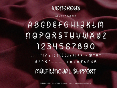 Wondrous - Display Font