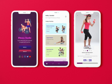 Fitness Studio Mobile App preview picture