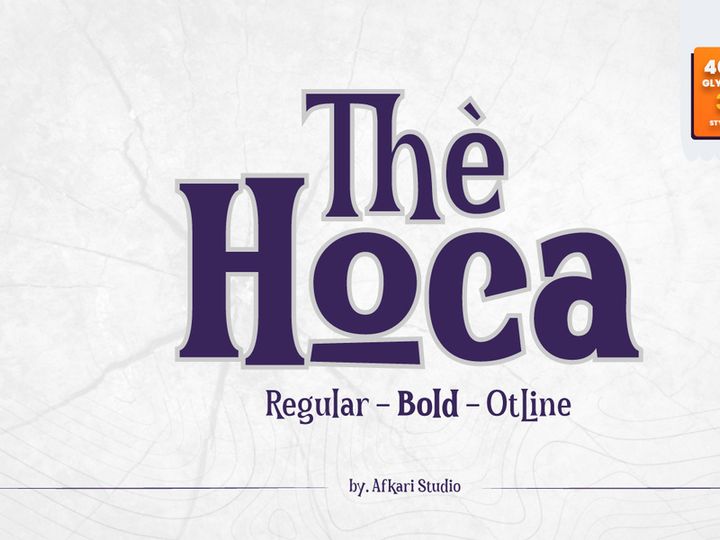 The Hoca – Display Serif Font