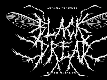 Black Dread | Death Metal Font