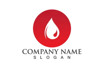 Blood drop donor vector icon preview picture