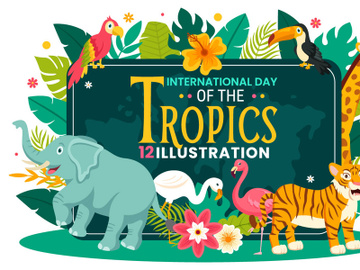 12 Day of the Tropics Illustration preview picture