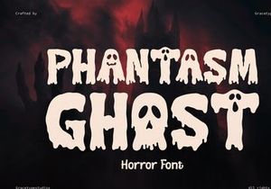 Phantasm Ghost | Horror Font