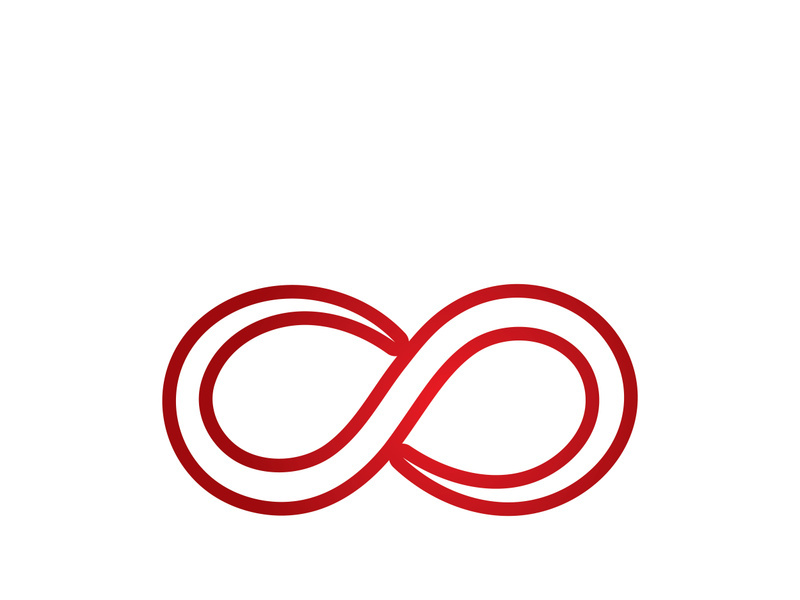 Infinity logo and symbol Design Vector