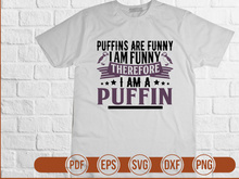 puffins are funny i am funny therefore i am a puffin-