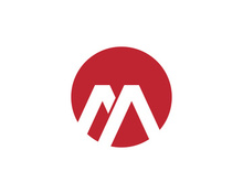 M Letter illustration icon Logo Template