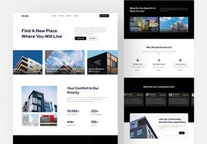 Grast - Property Rental Landing Page
