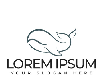 Orca whale logo preview picture