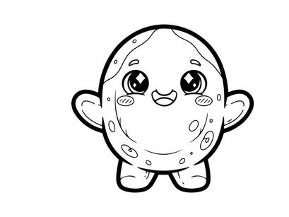 Cute smiling clock character vector illustration flat design