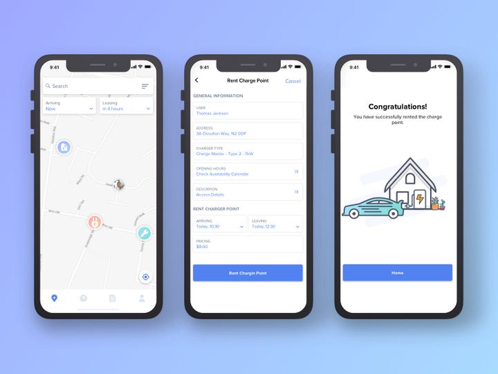 Car Services App UI Design