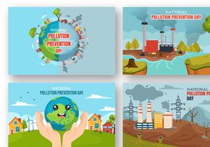 12 National Pollution Prevention Day Illustration