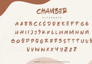 Chamber - Handwritten Font